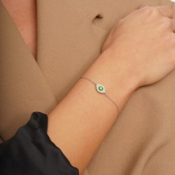 0,47 Karat Pırlanta Bileklik Beyaz 14 Ayar