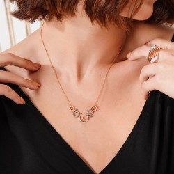0,69 Karat Pırlanta Kolye Beyaz 18 Ayar