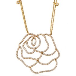 2,01 Karat Pırlanta Kolye Rose 18 Ayar